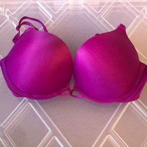 Purple push-up bra 32B